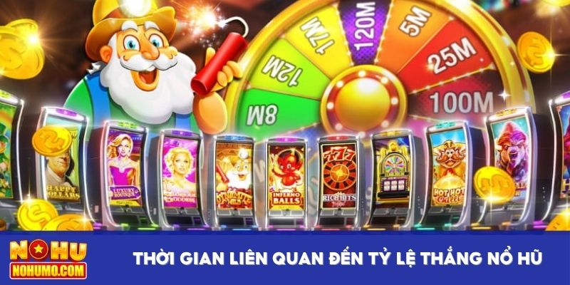 Thời gian liên quan đến tỷ lệ thắng nổ hũ
